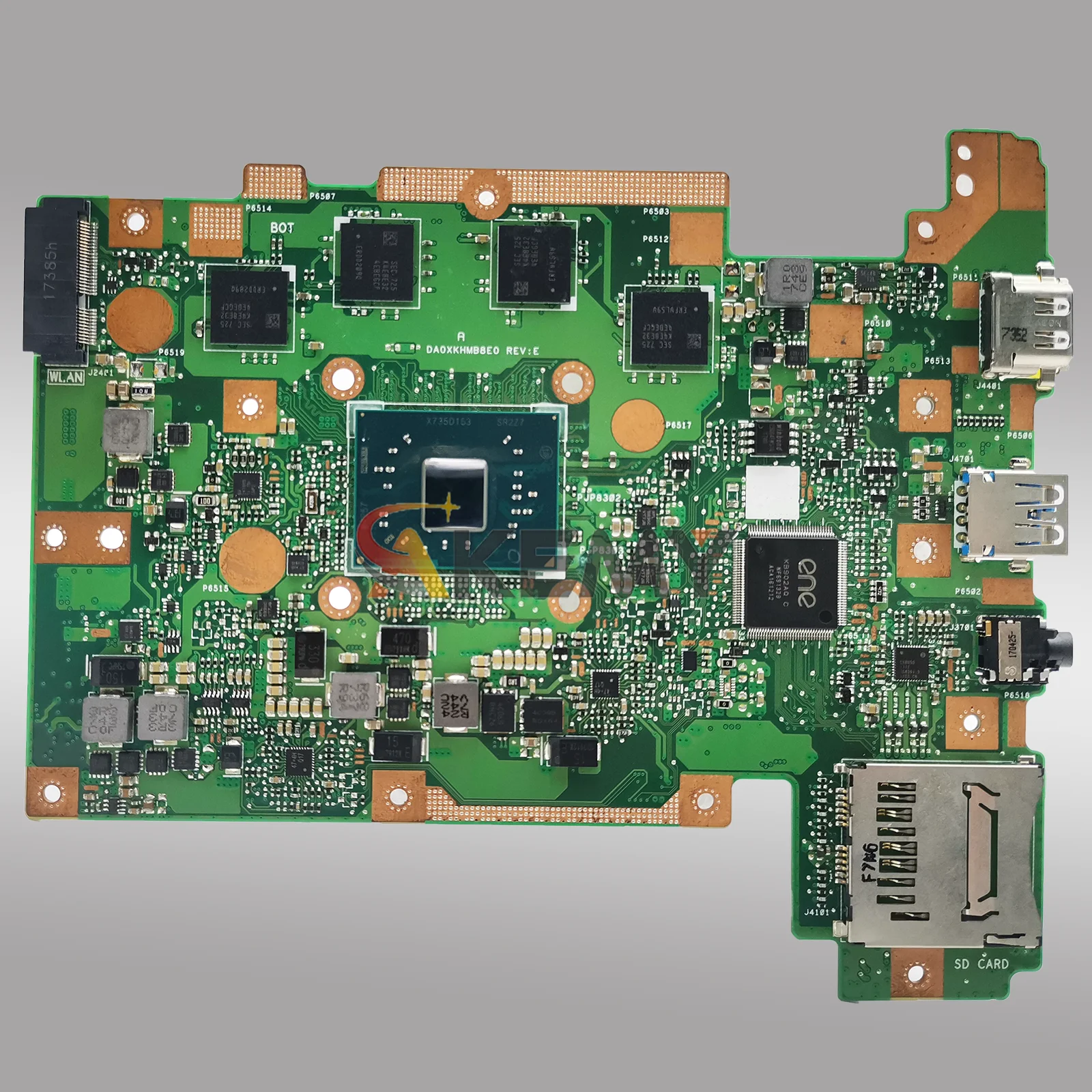 Placa base para ordenador portátil E201NA para ASUS EeeBook E201N E201NA E201NAS placa base para portátil con CPU Celeron 100% pruebas OK envío rápido - imagen 3