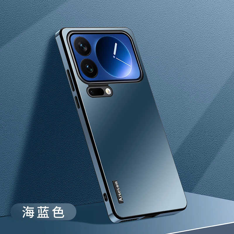 Funda de teléfono de lujo para Xiaomi 17 Pro Max, Funda protectora trasera de cámara de Metal para Xiaomi 17Pro Max Mi17, Funda de parachoques a prueba de golpes