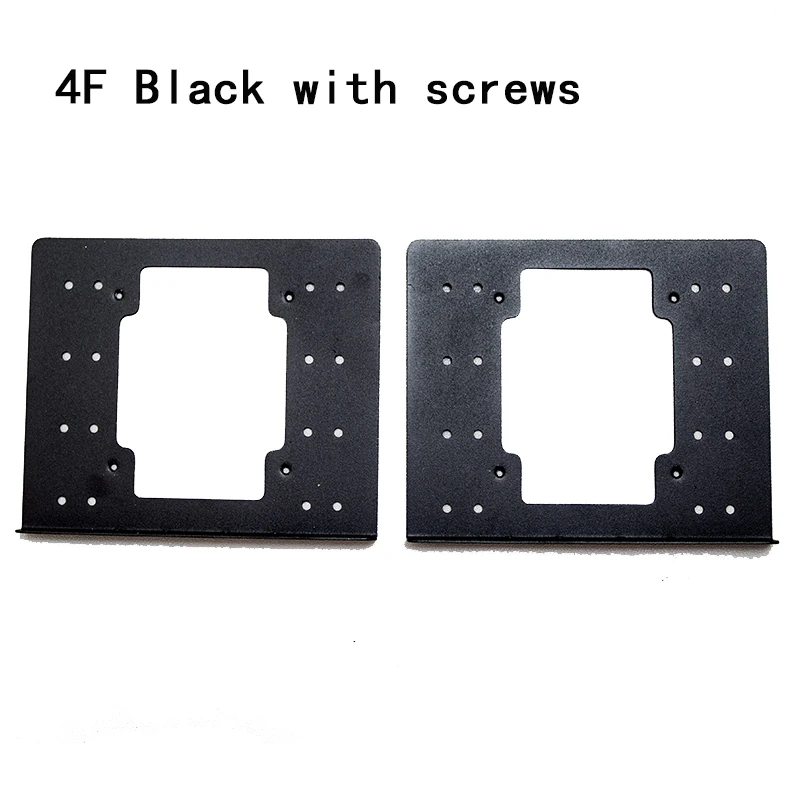 Soporte de disco duro 4F 3,5, soporte de expansión para chasis de ordenador, ventilador de refrigeración, disco duro mecánico, soporte de metal, estante blanco y negro - imagen 5