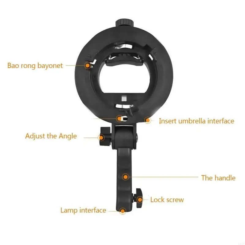 Soporte adaptador montaje Speedlite 462E para luz flash Softbox SNOOTS SNE S-S-SPOPTER STOPHING Photogray Soporte - imagen 3