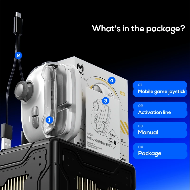 Memo MB03 nuevo juego para móvil Joystick controlador de juego inalámbrico un clic Combo botón de sombra pistola de presión inteligente teléfono tableta - imagen 5