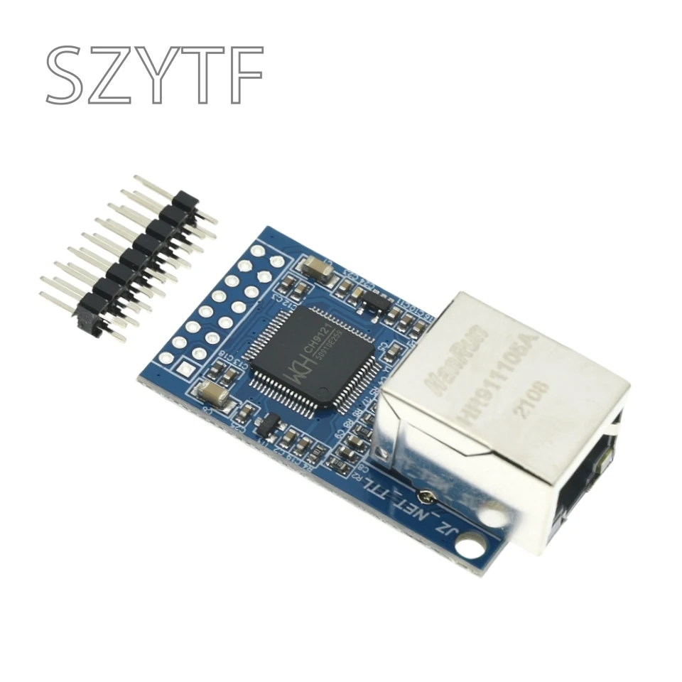 Conversión de puerto serie CH9121 a módulo Ethernet de un solo chip microordenador Módulo de Red Servidor - imagen 5