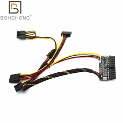 Fuente Alimentación ATX Pico PSU – Conectores PCIe 6 Pines Molex SATA