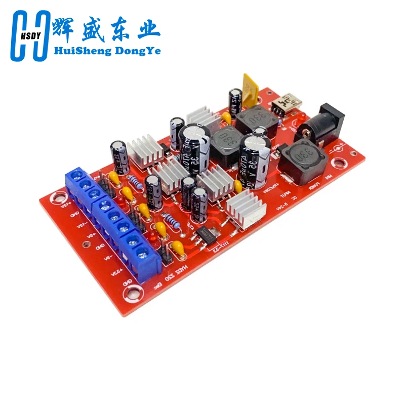 5 -24V a ±12V ±5V 3,3 V Mini USB fuente de alimentación Dual Boost módulo de una sola vuelta regulador lineal fuente de alimentación Kit de bricolaje - imagen 5