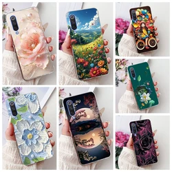 Xiaomi Mi 9 SE Funda Silicona Transparente - Diseño Flor Loto