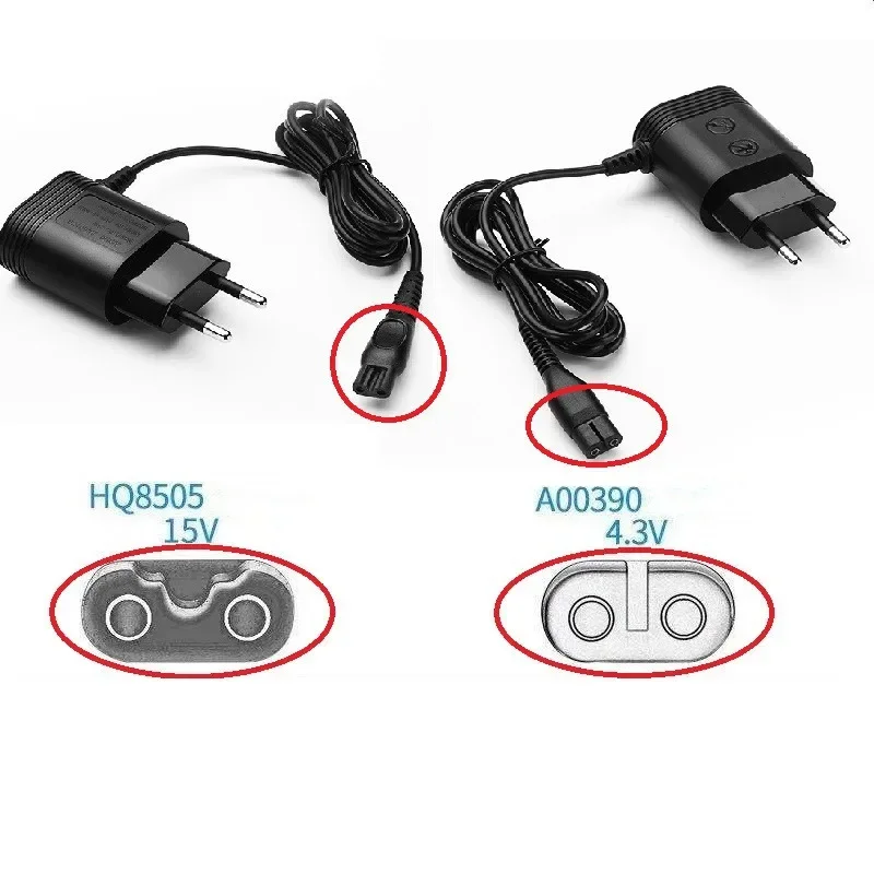 Adaptador de corriente para afeitadora, cargador con enchufe europeo para Philips HQ8505 Series 5000 S9000 HQ6070 S5080 HQ9020 HQ9070 HQ9080 HQ9161 9190 HQ9199 - imagen 4