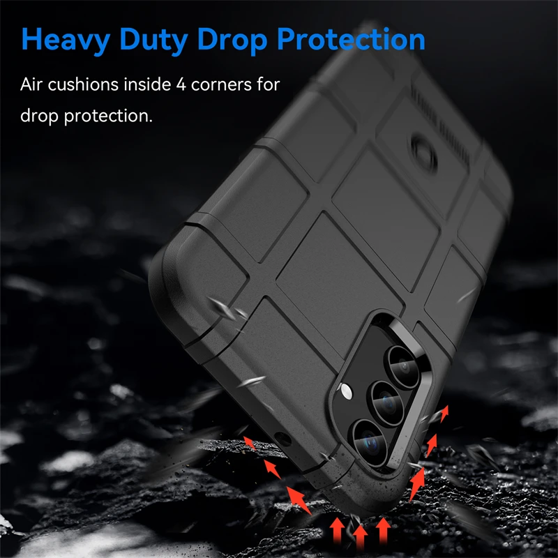 Funda de lujo para Samsung Galaxy A25, carcasa trasera A prueba de golpes, armadura de Capa, parachoques resistente - imagen 4