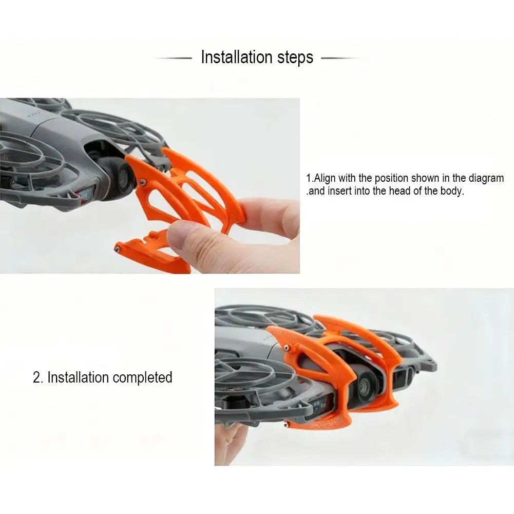 Para DJI Neo 2 barra de protección de cardán de fibra de carbono ABS NEO2 protector de lente de cardán anticolisión accesorios para drones - imagen 5