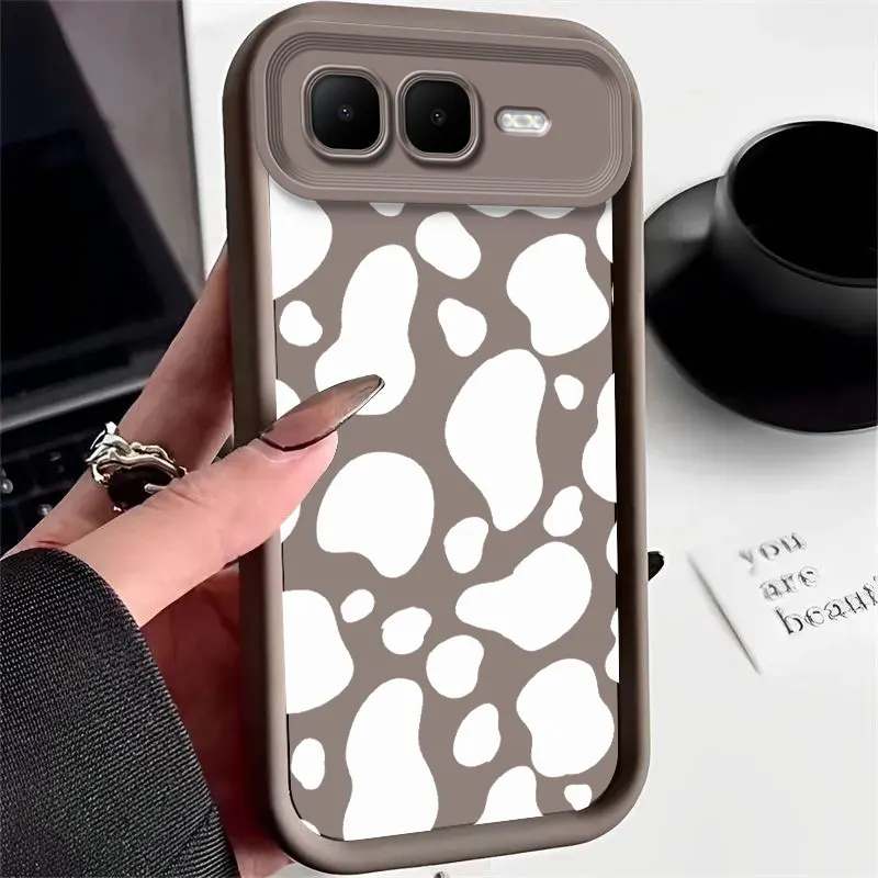 Para Infinix Smart 10 Plus /Smart 10 HD 10HD 10PLUS funda protectora con estampado de leopardo funda de teléfono suave de silicona cubierta trasera mate - imagen 3