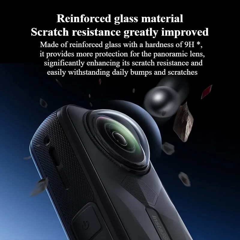 Adecuado para Insta 360 X5 Premium espejo protector lente giratoria vidrio PC espejo protector cubierta protectora resistente a los arañazos - imagen 2