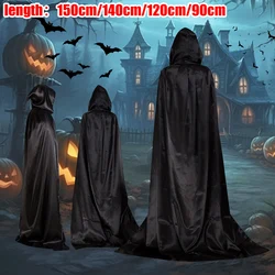 Capa Halloween Larga con Capucha para Hombre y Mujer – Disfraz Demonio