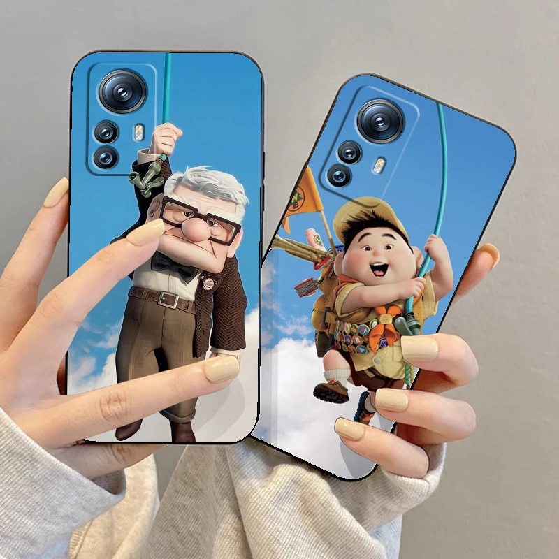 Disney Dream Travel Movie Up para Xiaomi Mi 14 13T 13 12T 12 11T 11i 11 10T 10 Pro Lite Ultra 5G, funda de teléfono de TPU negra - imagen 3