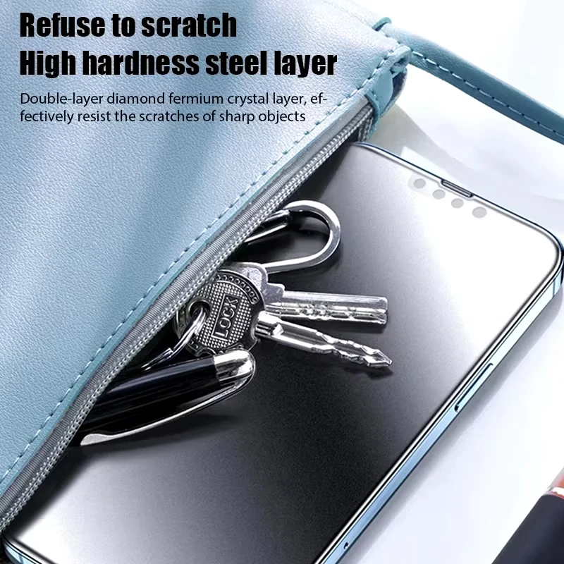 Película de privacidad de cerámica mate para Samsung S25 Ultra S24 S23 Plus S22 S21 S20 A56 A55 5G A54 A53 A36 A35 A34 A13 A33 A26 A16 A15 A06 - imagen 4