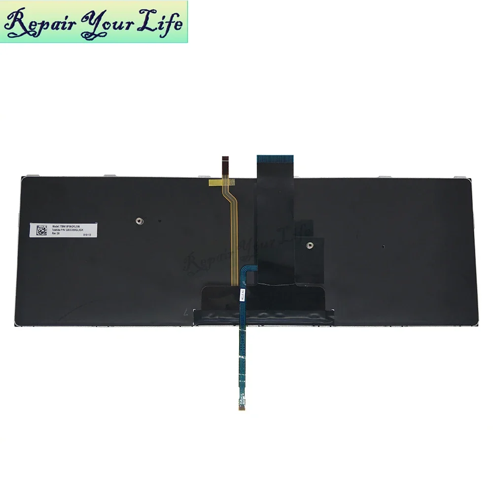 Teclado retroiluminado checo hebreo para Toshiba R50-C Z50-C tecra A50-C 1KC 1XC A50-C-290 179 C1510G83C000GL5HE G83C000GL5CZ Light nuevo - imagen 3