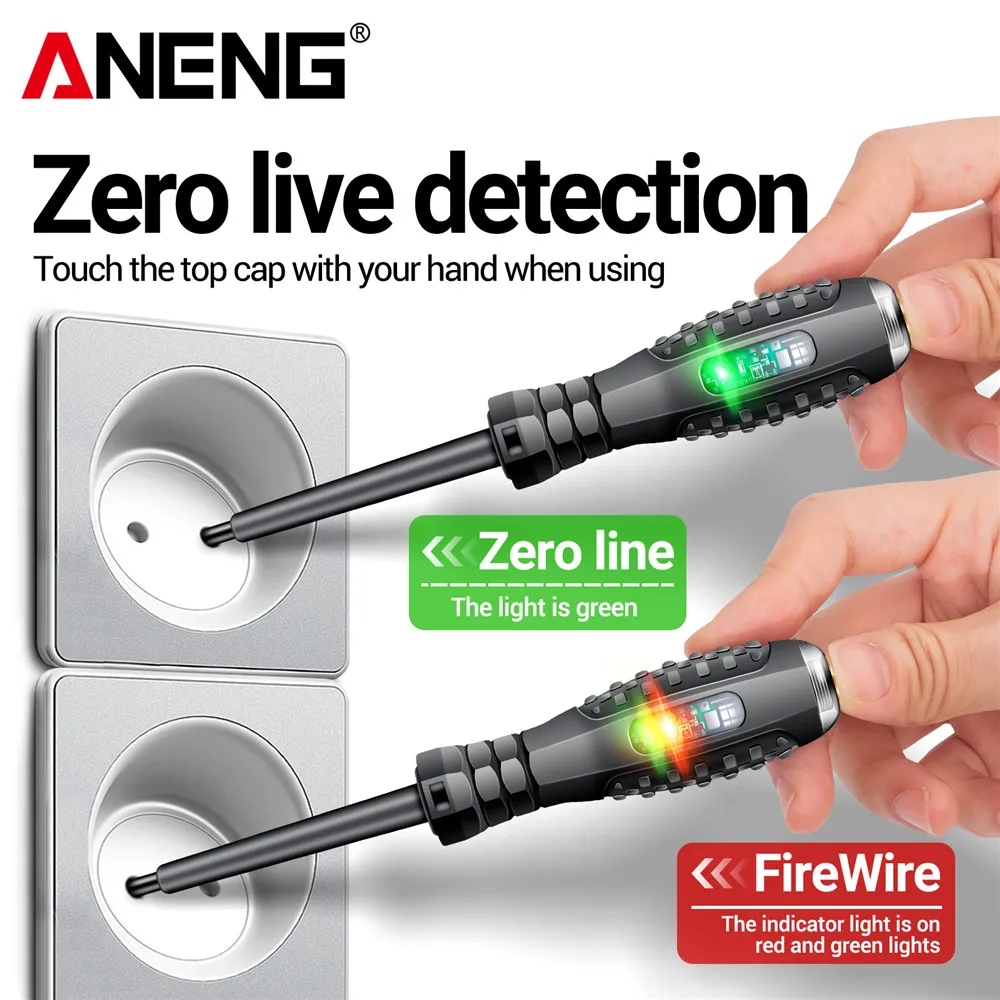 Kit de pluma eléctrica con pinza amperimétrica ANENG ST212 + B05, multímetro de 6000 recuentos, Detector de voltaje de 600V, herramienta de buscador de punto de interrupción de diagnóstico - imagen 3