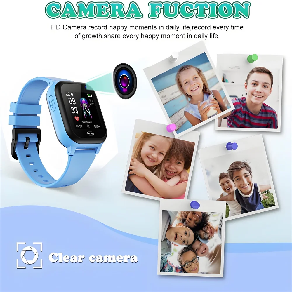 Reloj Inteligente Niños 4G con Cámara, GPS y Llamadas
