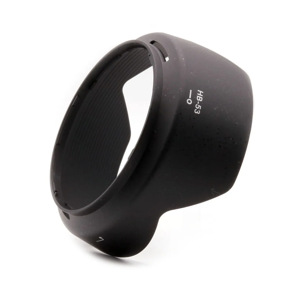 HB-53 para Nikon AF-S 24-120mm f/VR HB53 ED 4G, montaje de bayoneta, parasol de plástico negro - imagen 3