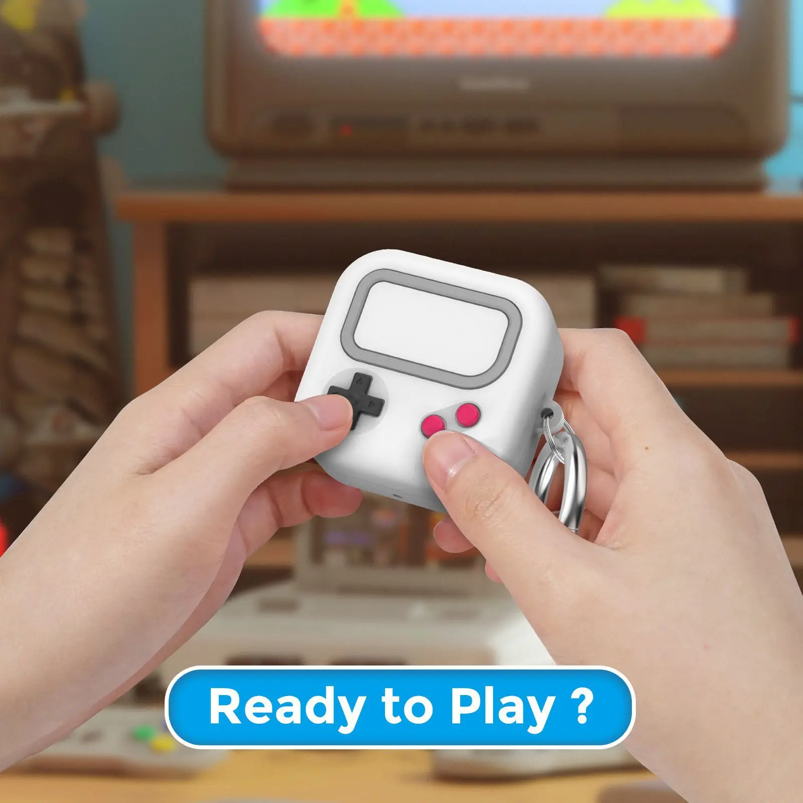 Funda 3D Gamepad Gameboy para Samsung Galaxy Buds Pro Live 2 Pro, caja de auriculares, cubierta suave, funda protectora inalámbrica para Bluetooth - imagen 4