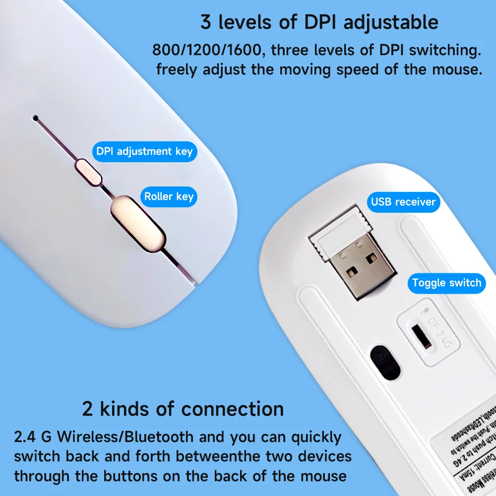 Teclado Bluetooth inalámbrico español para IOS Android Windows Tablet Phone Phone iPad Accesorios Samsung Tab Mouse - imagen 5