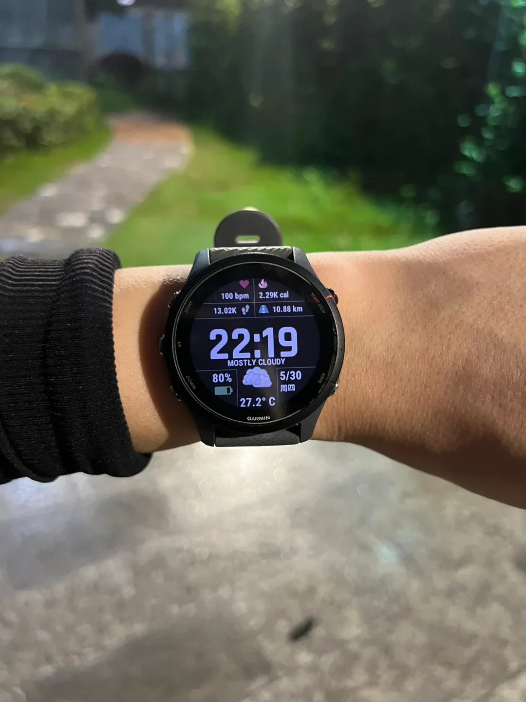 Garmin Forerunner 255 reloj inteligente deportivo 46mm 1,3 ''pantalla a Color 14 días de duración de la batería 4GB RAM NFC BT Wifi 5ATM impermeable - imagen 3