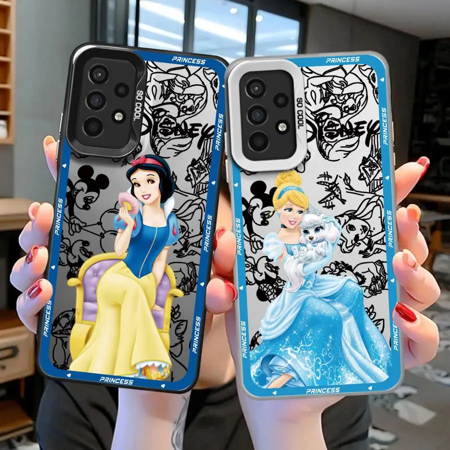 Funda de teléfono de princesa de Disney para Samsung Galaxy A15 A16 A23 A32 A72 4G 5G A22 A25 A34 A35 A52s A53 A54 A55 A73 5G A24 A51 A71 4G - imagen 2