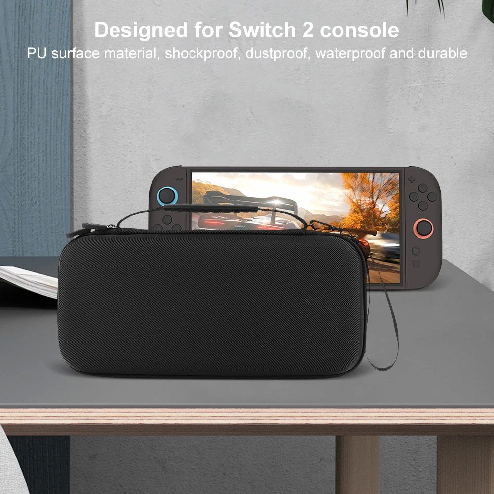 Bolsa de almacenamiento para Nintendo Switch 2, Estuche de transporte EVA, carcasa dura, bolsa a prueba de golpes, bolsa de viaje protectora a prueba de golpes para Switch 2 - imagen 5