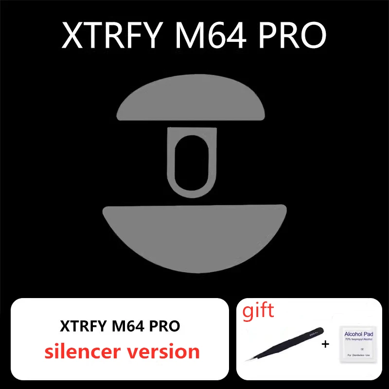 1 Juego de patines de ratón ultrafraglide para XTRFY M64 PRO, Control de frenos, pies de ratón de velocidad, versión ICE, deslizadores de ratones, pies de PTFE Cherry 64 - imagen 3