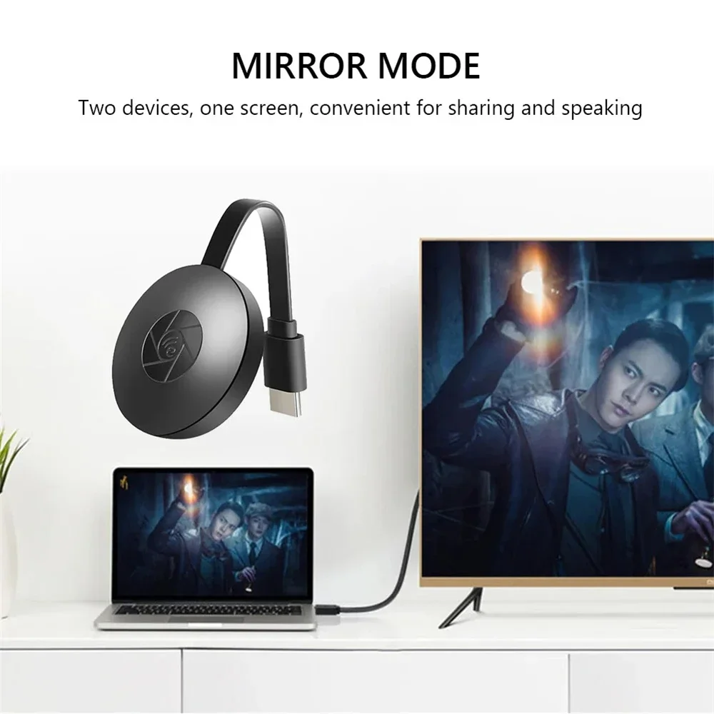 1080P G2 para MiraScreen Display Anycast Wifi compatible con HDMI Dongle portátil Miracast Compatible con TV Android Ios Mirror Scree