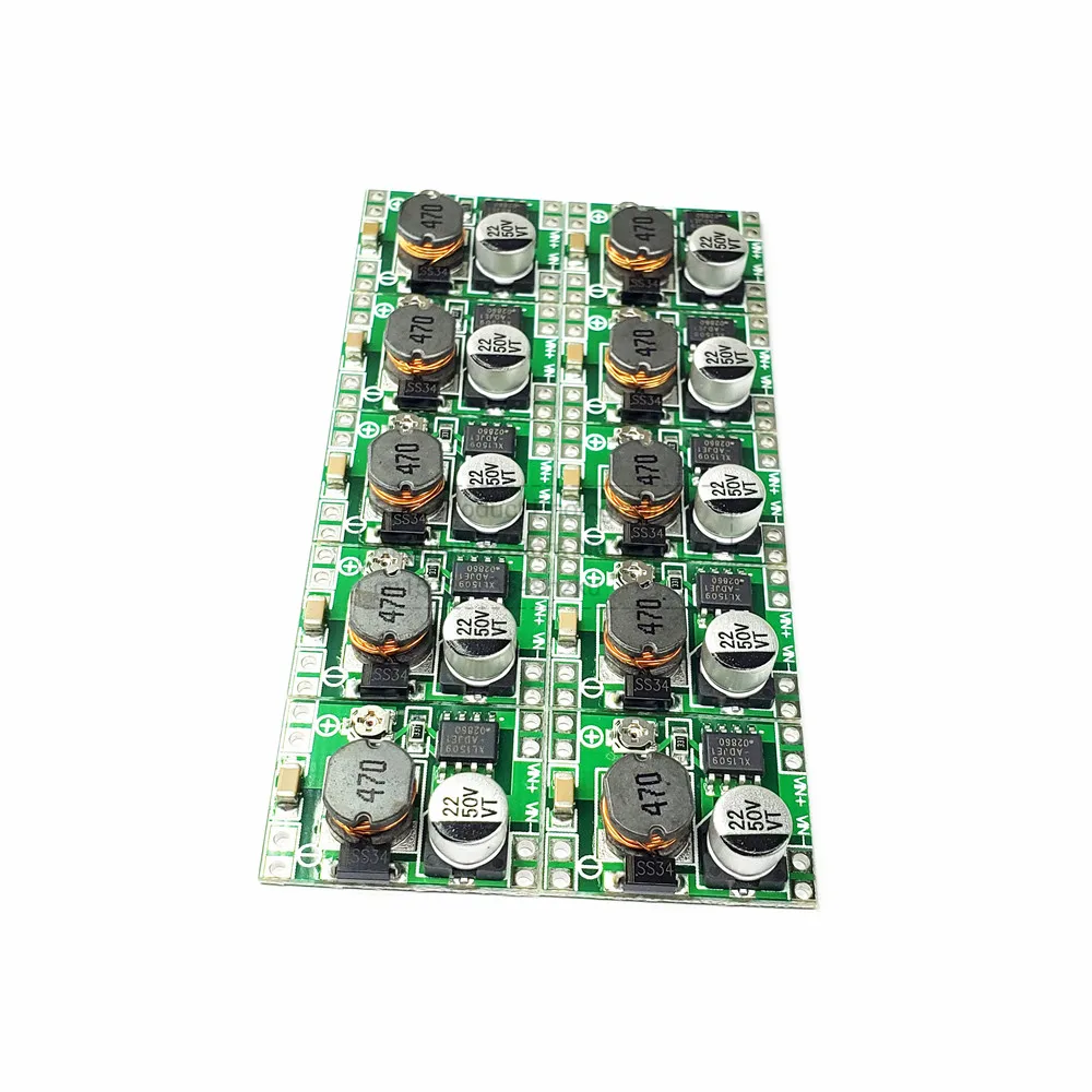 10 unids/lote tamaño Ultra pequeño Mini versión XL1509 módulo reductor 5V-40V a 1,2-35V voltaje de salida ajustable al por mayor - imagen 3