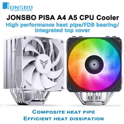 JONSBO PISA A4/A5 – Refrigerador CPU Torre 5 Heat Pipes ARGB