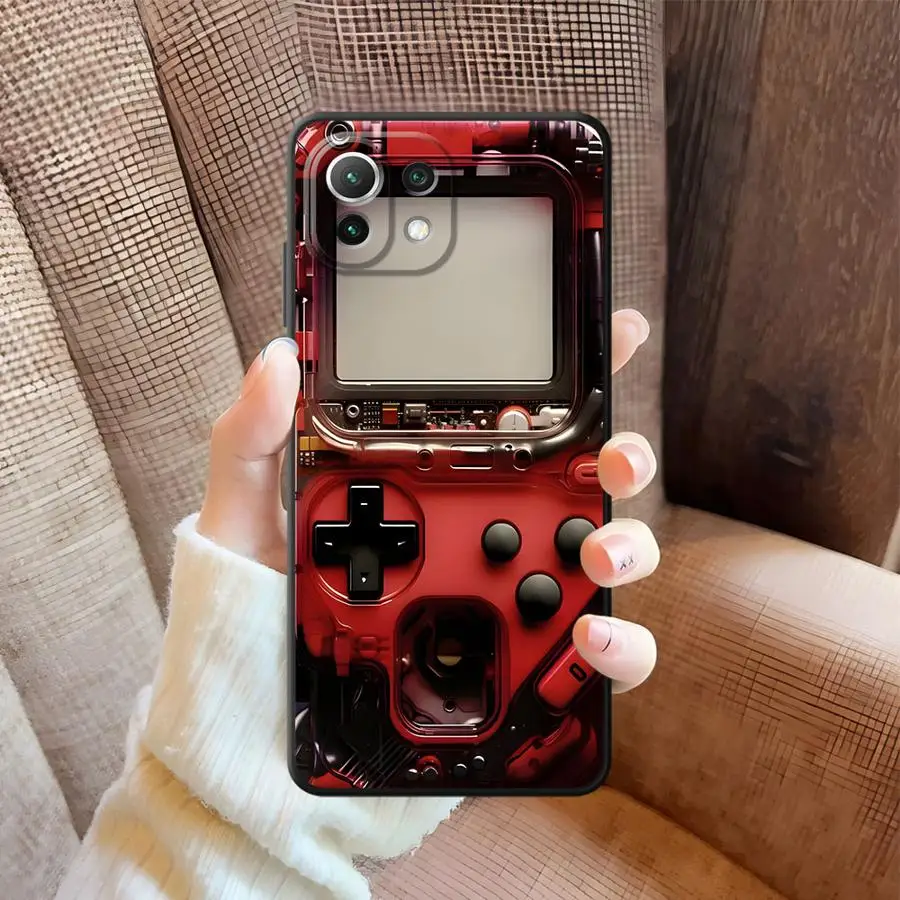 Funda de arte de máquina avanzada para Xiaomi Mi 11 12 13 Lite 10T 11T 12T Pro 13 14 15 Pro 12X funda de teléfono suave negra - imagen 3