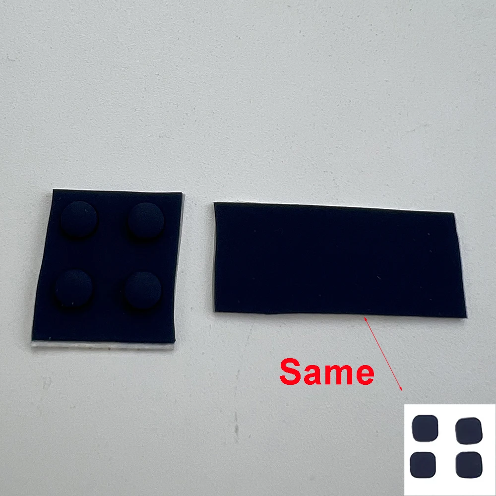 JCD para la nueva consola 3DS XL, tornillo frontal y trasero, cubierta de pies de goma, cubierta superior de tornillos de pantalla LCD, cubierta de goma de repuesto para nuevo 3DS LL - imagen 4