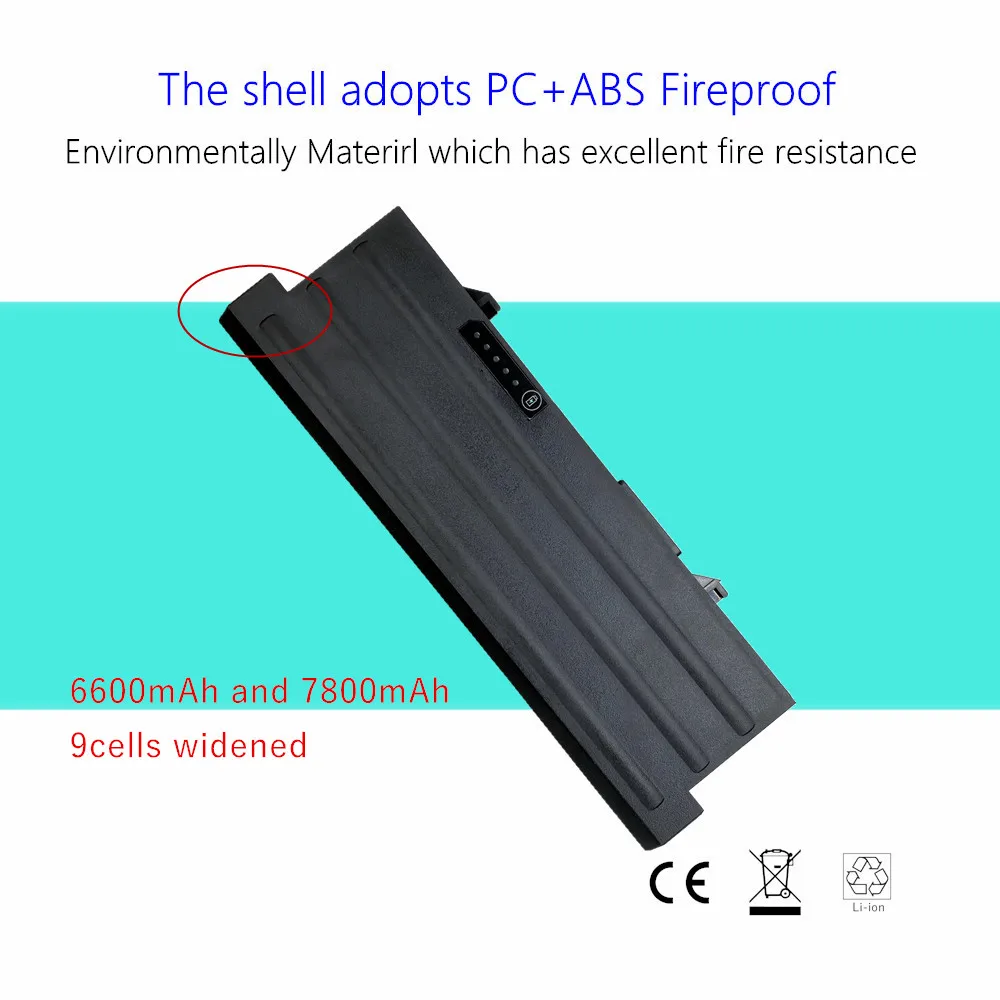Batería de ordenador portátil de 7800mAh y 9 celdas para Dell Latitude E5500 E5410 E5400 E5510 RM656 PW640 PW649 KM668 RM668 KM742 KM752 - imagen 4