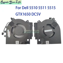Ventilador CPU/GPU para Portátiles Dell 5510, 5511 y 5515