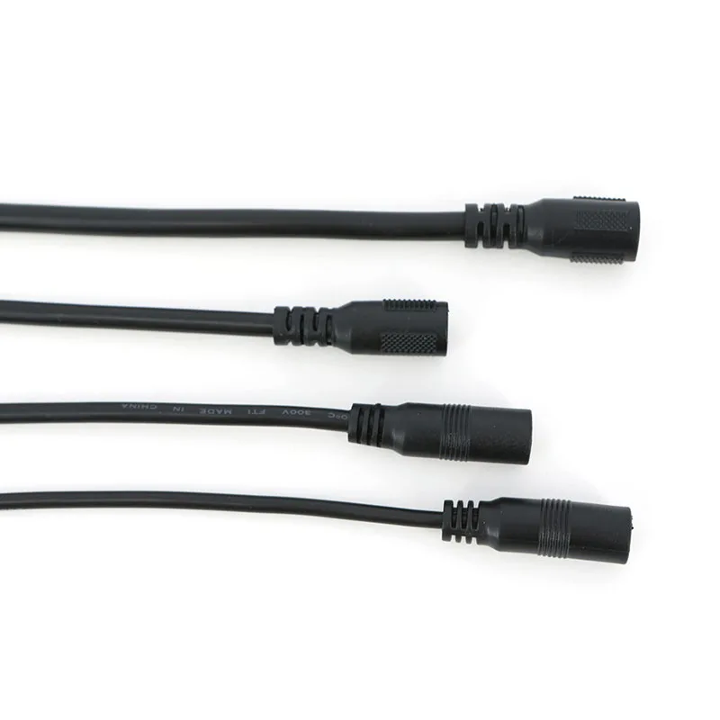 5,5 MM x 2,5 MM 2 pines DC macho hembra 22/20/18/16awg conector de alimentación cable extremo Cable de reparación de suministro 5525 DC5525 coletas - imagen 4