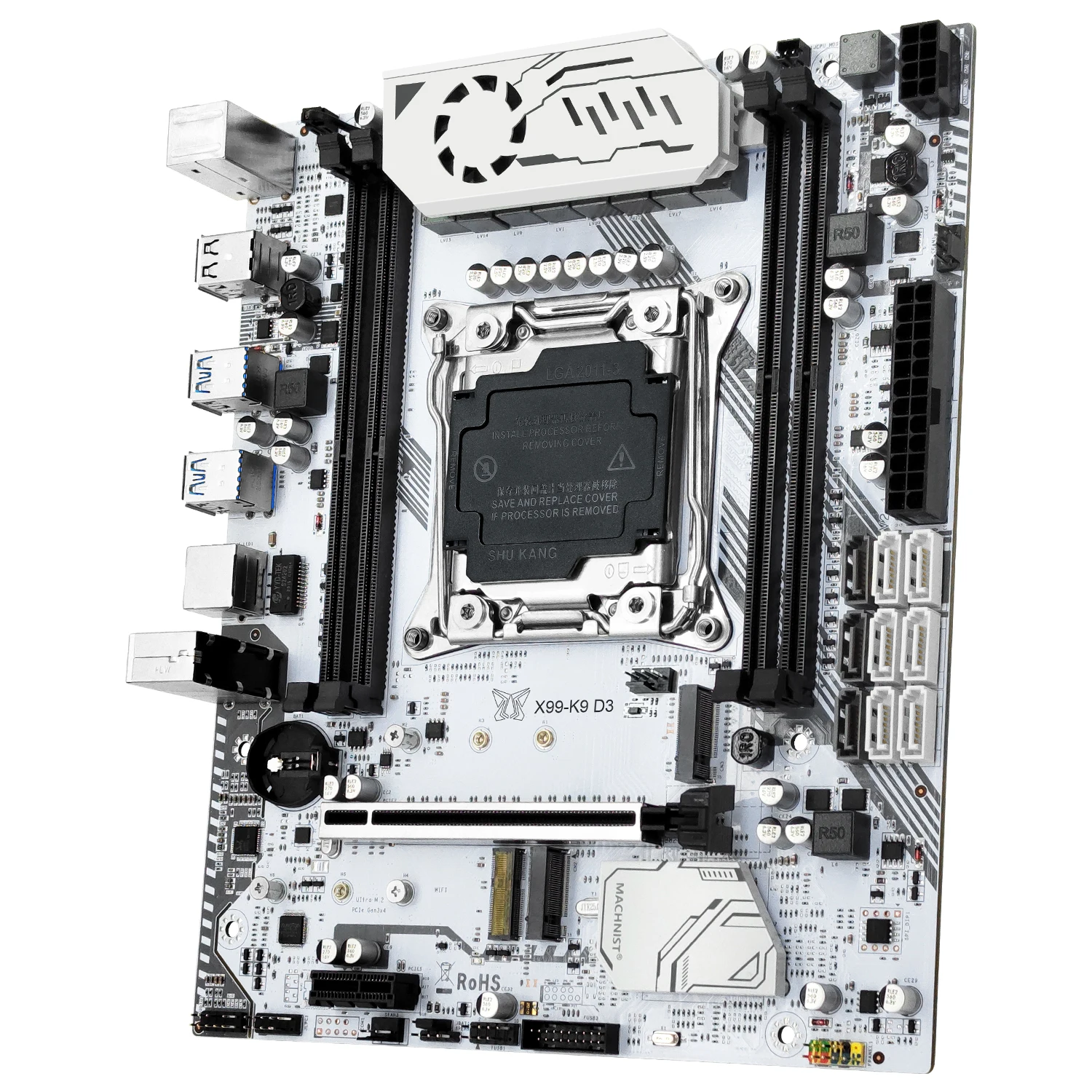 MACHINIST X99 K9-D3 kit de placa base LGA 2011-3 procesador intel Xeon E5 2666 V3 CPU + 16GB DDR3 1333mhz RAM NVME NGFF M.2 M-ATX - imagen 2