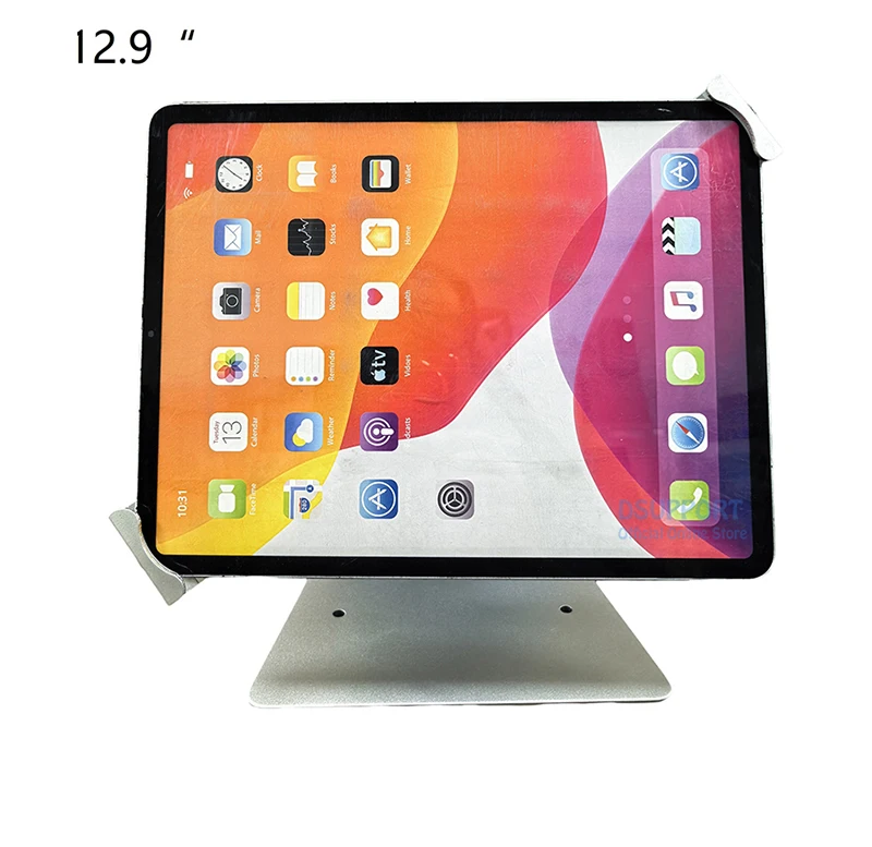 Soporte de escritorio antirrobo apto para tableta PC Universal de 7,2-13 pulgadas soporte de escritorio antirrobo de movimiento completo con cerradura Material metálico - imagen 3