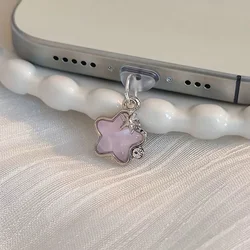 Colgante Tapón Antipolvo Estrella – Compatible iPhone Samsung USB-C