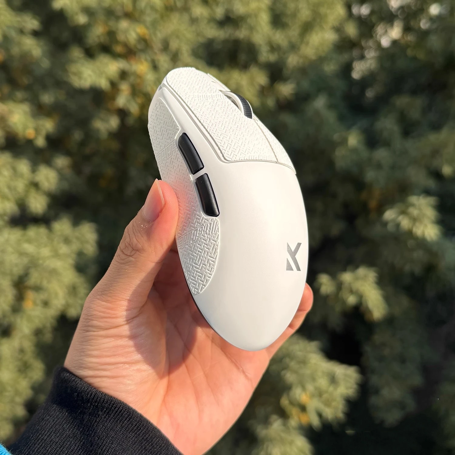 1 pegatina antideslizante para ratón ultrafino para MCHOSE A7/A7 PRO ULTRA, cinta antisudor, textura ultrafina de copo de nieve y lagarto - imagen 3