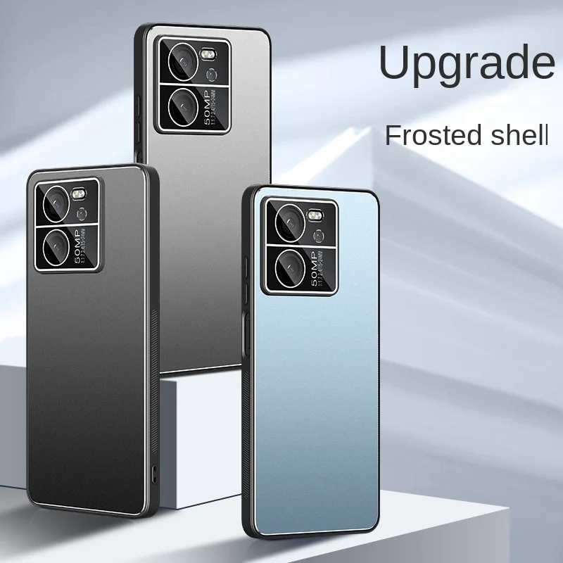 Para Xiaomi 13T 15 Funda de Metal mate Funda de marco suave Funda para Xiaomi 17 Pro max POCO F7 X6 x7 Xiaomi13T Pro 5G Fundas de teléfono Capa - imagen 5