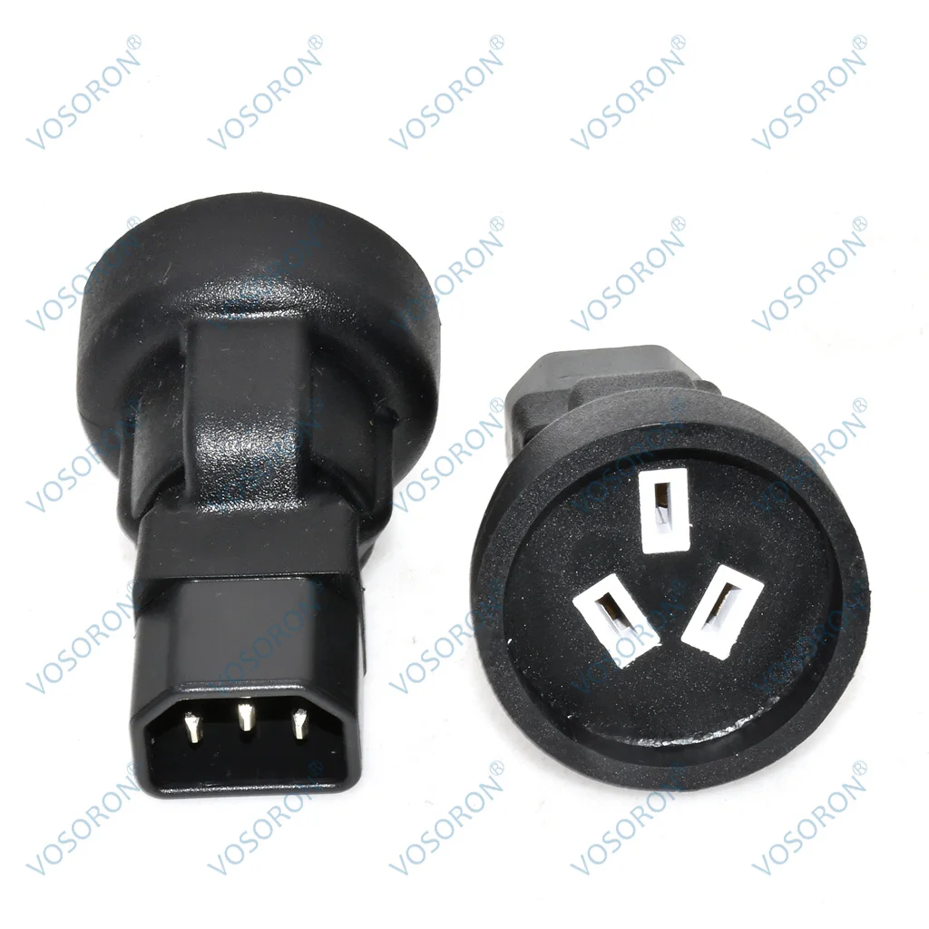 IEC 320 C13 a SAA Australia Adaptador de corriente hembra de 3 pines para PDU UPS AC PLUG CONVERTIDOR 10a 250v AC WA-0138 - imagen 2