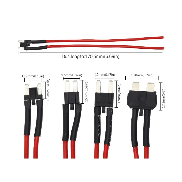 Prise de courant à fusible Simple à double ligne pour voiture, Standard Mini Micro 2 12V 24V, boîte à fusibles, ligne de Modification Non destructive - imagen 3