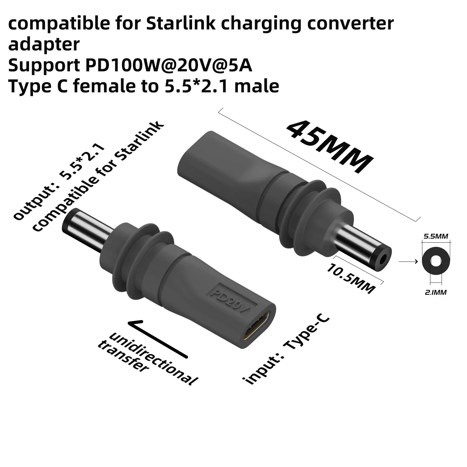 C to D Adapter
