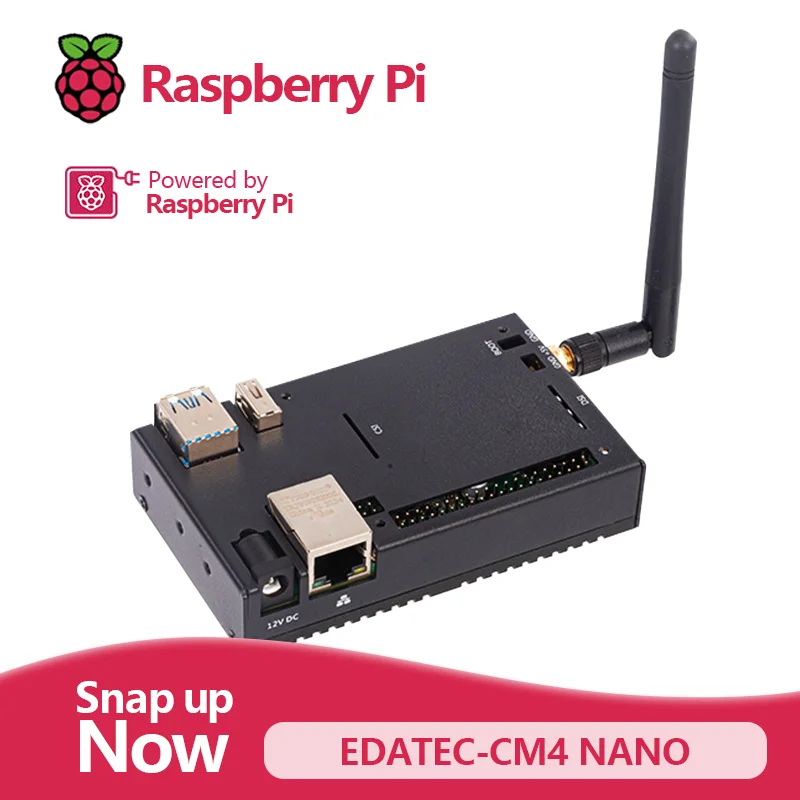 EDATEC CM4 NANO ordenador basado en Raspberry Pi Compute Module 4 con excelente rendimiento del disipador térmico