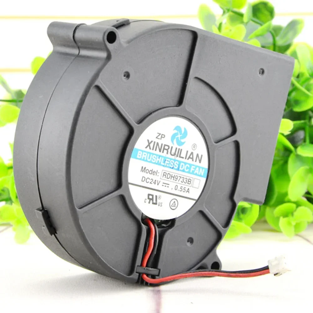 Nuevo para RDH9733B 24V 0.55A 9CM 9733 radiador de ventilador turbo de 2 cables - imagen 3