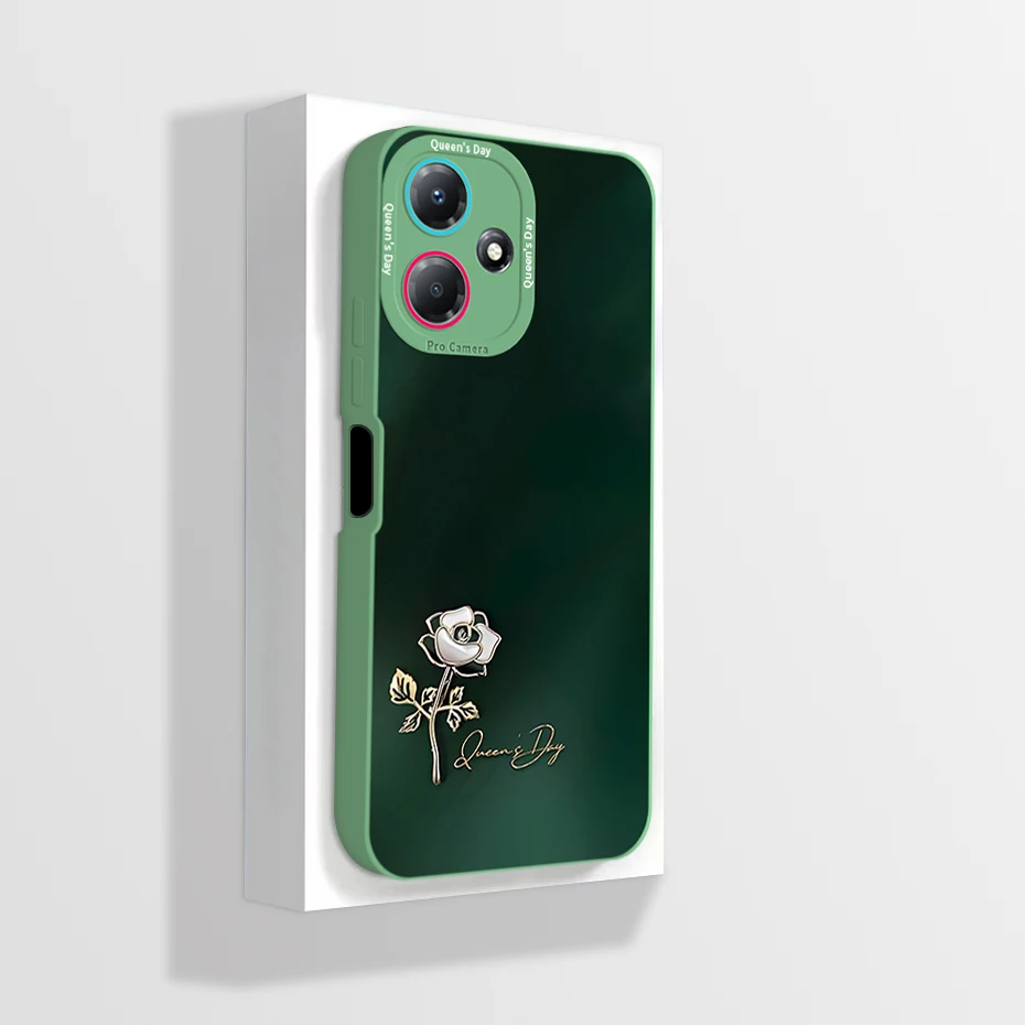 Funda de teléfono para infinix Hot 30 Play, protección completa, funda de silicona líquida suave para Infinix Hot 30i 4G Hot30 30 Play Capa - imagen 3