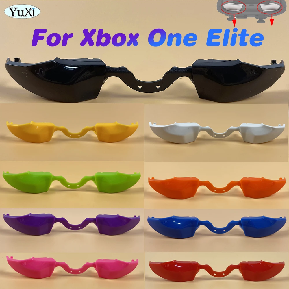Botón de disparo de parachoques LB RB para controlador Xbox One Elite, accesorios de repuesto de llave de plástico izquierdo y derecho coloridos, 1 unidad