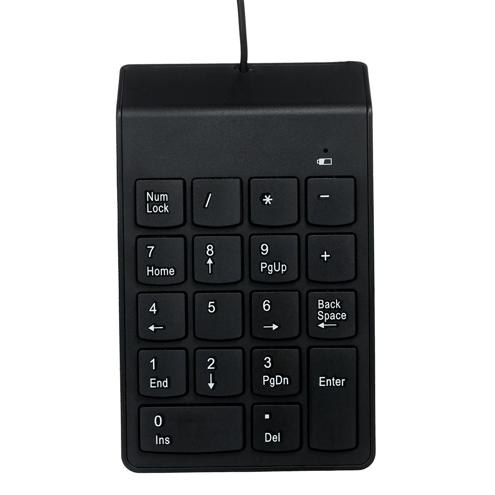 Teclado numérico de 18 teclas, cable USB, Mini teclado numérico Digital, teclas para ordenador portátil, PC de escritorio, teclado numérico, contador - imagen 2