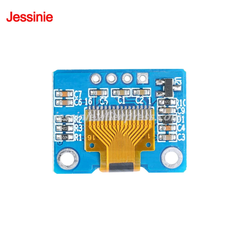 Pantalla OLED blanca de 0,42 "y 0,42 pulgadas, serie 72X40 módulo LCD, Color blanco, interfaz I2C IIC/SPI, SSD1306, 72x40 - imagen 4