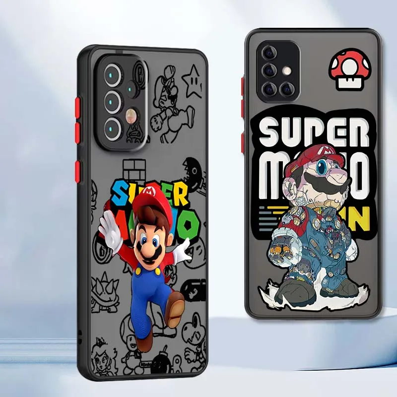 M-Marios Art Popular Cool para Samsung S25 S24 S23 S22 S21 S20 S10 S9 Ultra Plus Edge FE 5G funda de teléfono translúcida esmerilada - imagen 4